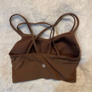 Brown like a cloud lululemon sports bra